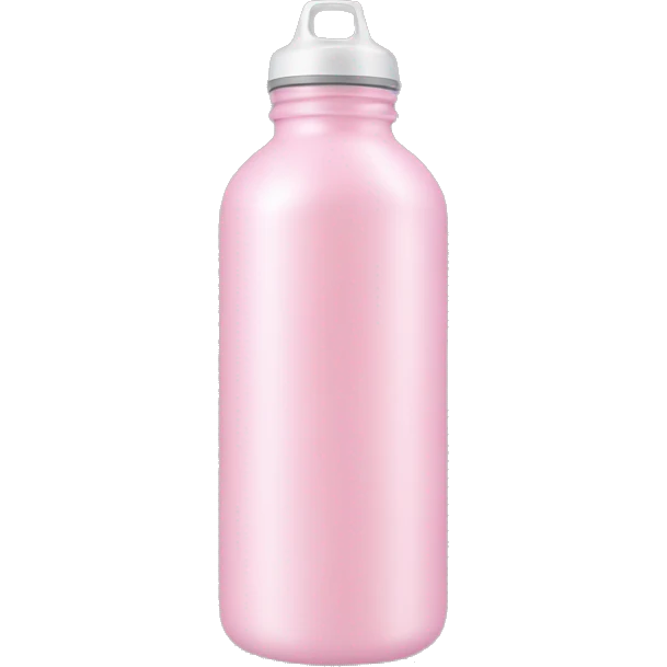 Waterbottle light pink emoji