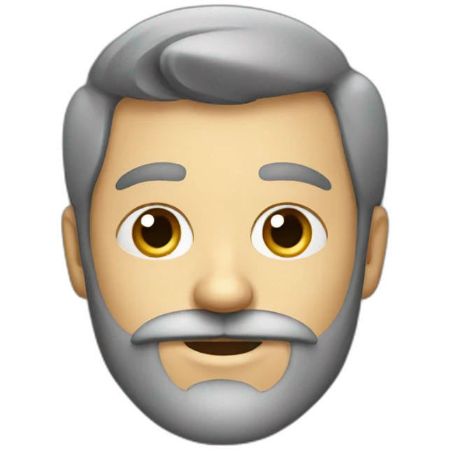 frenchman with beard emoji