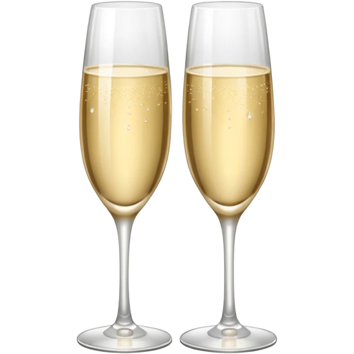 two glasses gently touching each other emoji