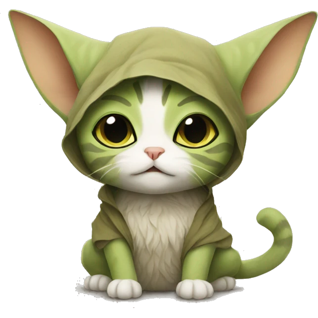 Yoda cat emoji
