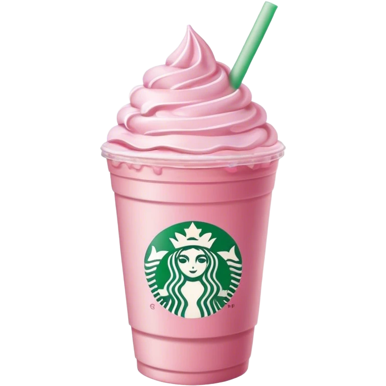 Frappuccino Rosa  emoji