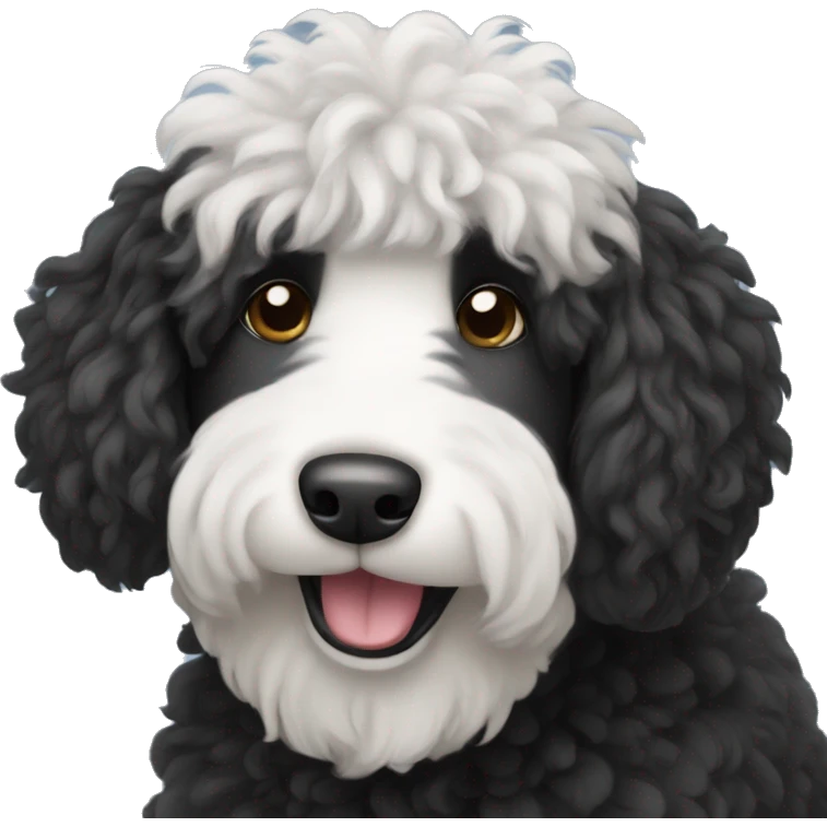 black-sheepadoodle-dog emoji