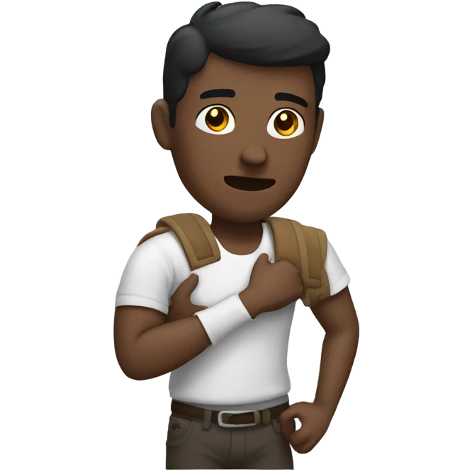 Guy with broken arm in cast emoji