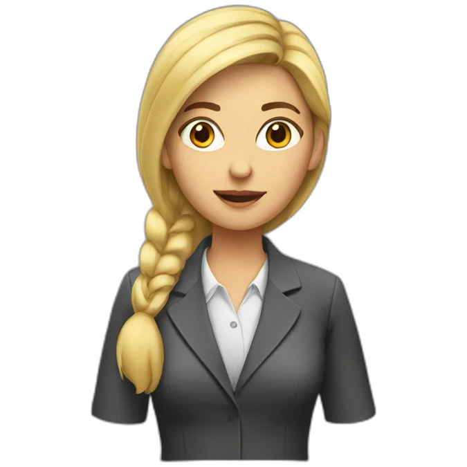Journalist girl emoji