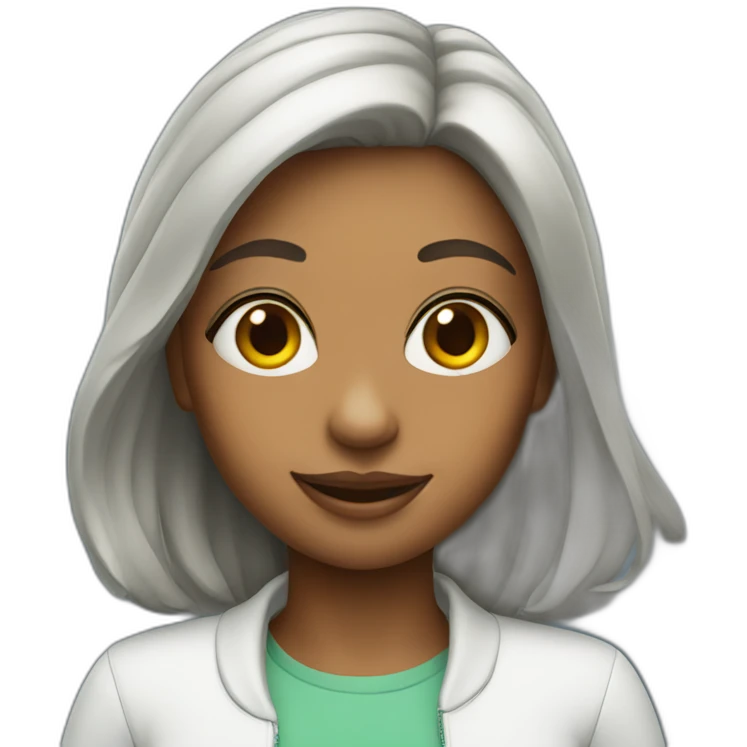 fly girl emoji