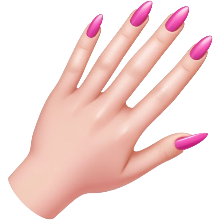 Pink nails emoji