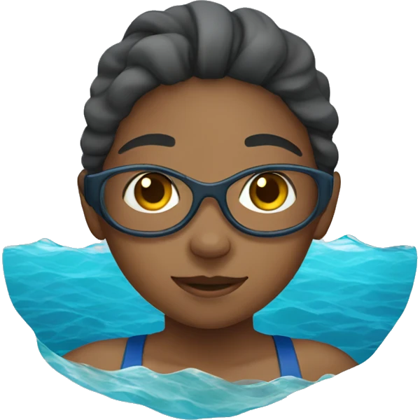 girl swimming in the atlantic ocean emoji