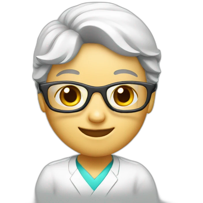 Nurse Glases smile emoji