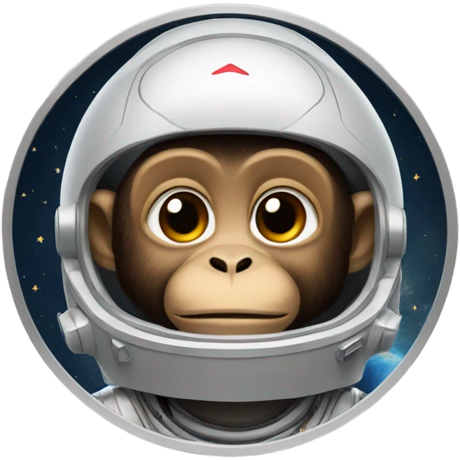 Astronaut Monkey emoji