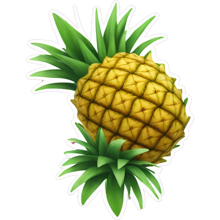 Upside down pineapple emoji