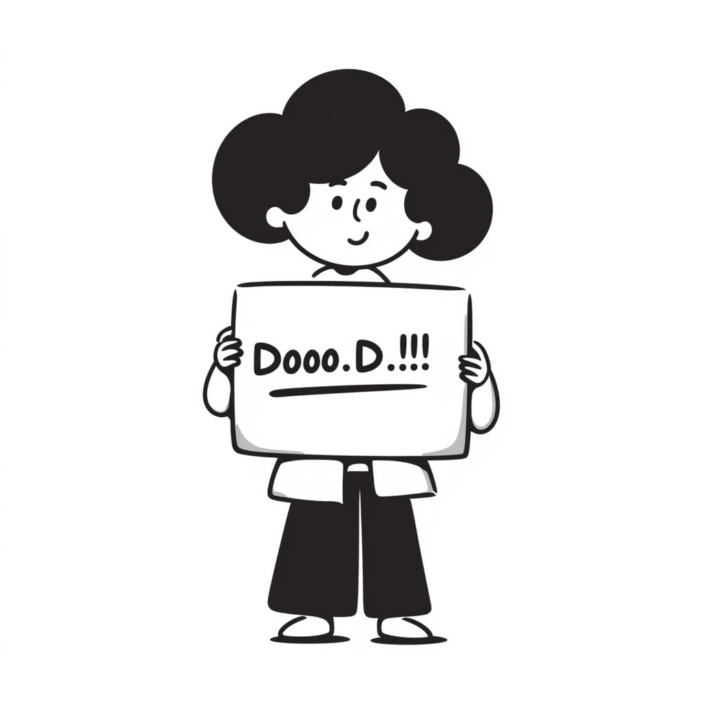 character card avatar in doodle style emoji