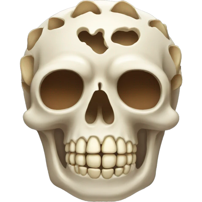 full skeleton dead of a guinea pig  emoji