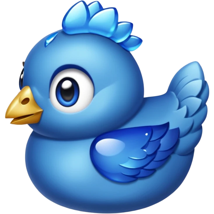 Sapphire Gem hen emoji