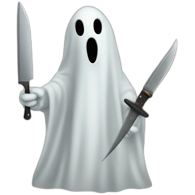 cGhost with knife emoji