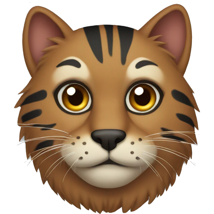 brown tigercat emoji
