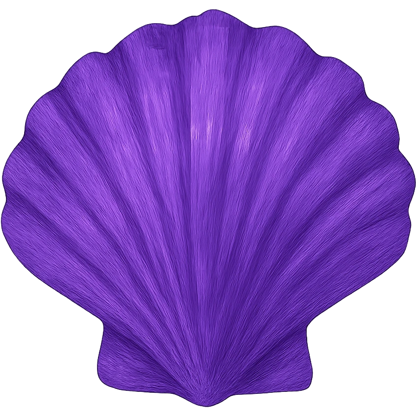 purple shell emoji