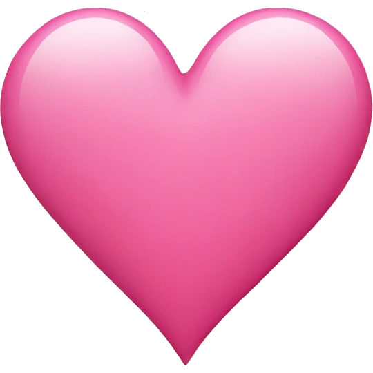 Pink heart emoji