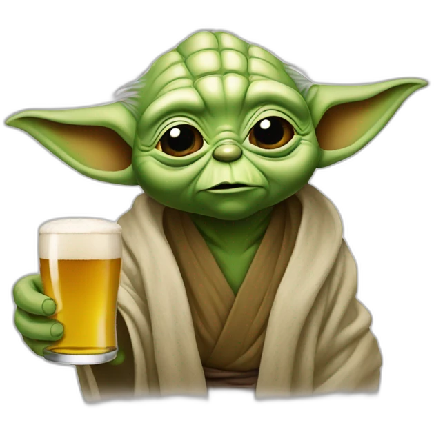 Yoda bière emoji