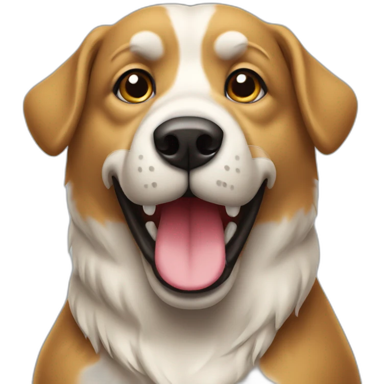 Hund mit bier spielt poker emoji
