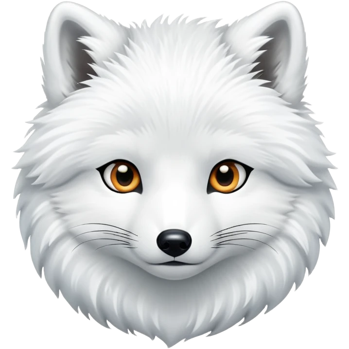 Arctic fox emoji