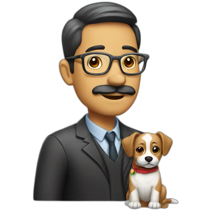 perro profesor emoji