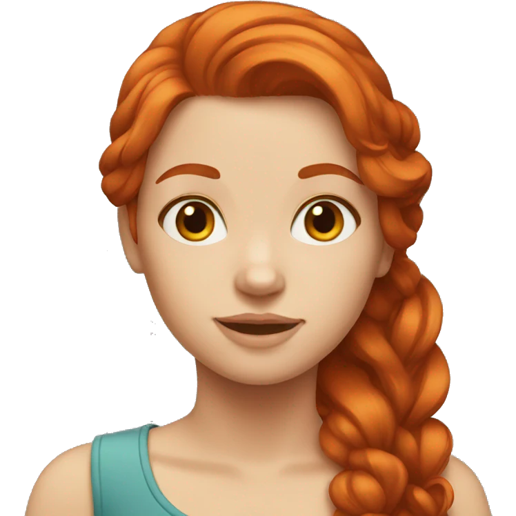 redhead girl emoji