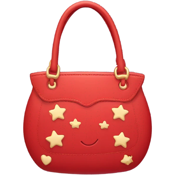 Red cute minibag  emoji