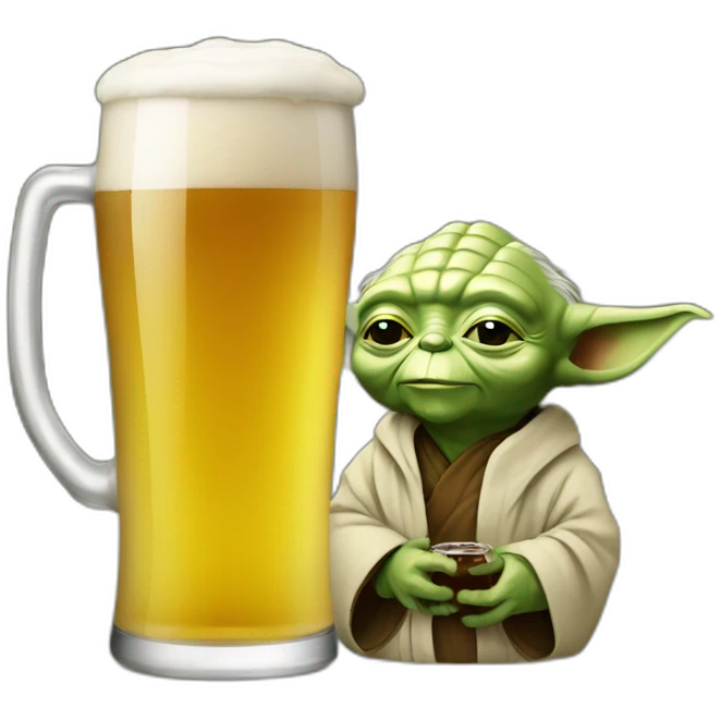 yoda beer emoji