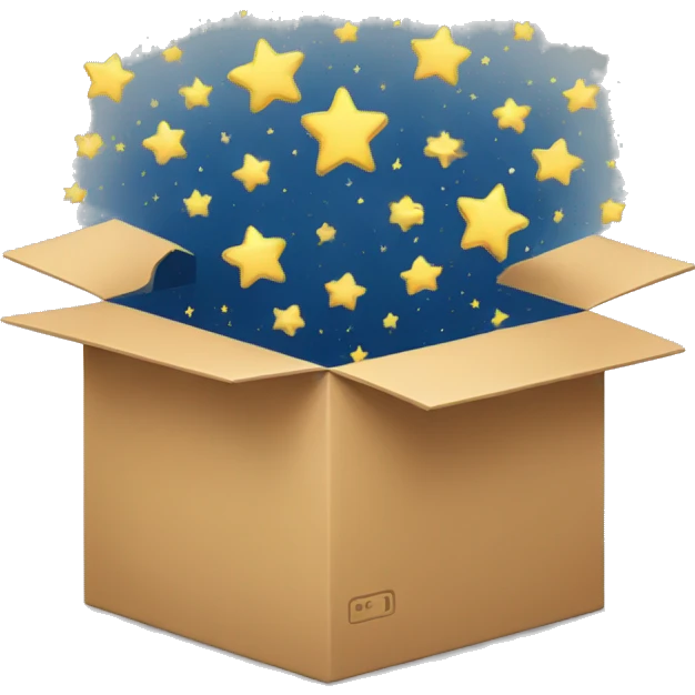 box with stars emoji