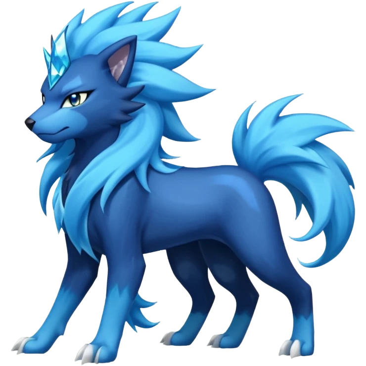 Luxray-Suicune-Amaura-Manectric-fusion emoji