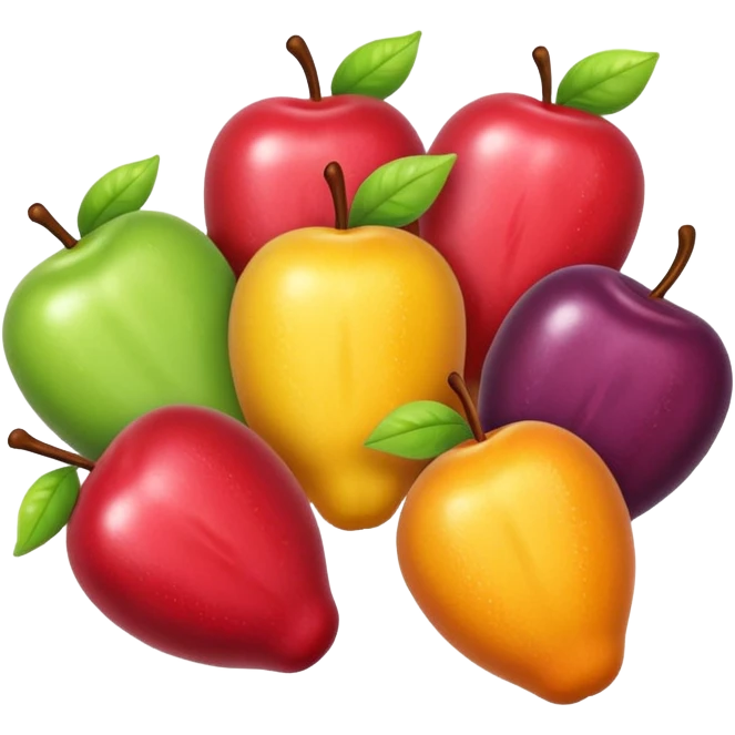 Candy-Coated Fruits emoji