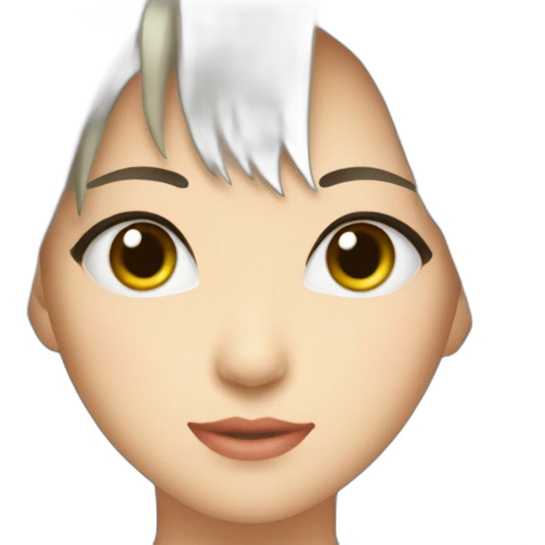 hitomi from cat's eye emoji