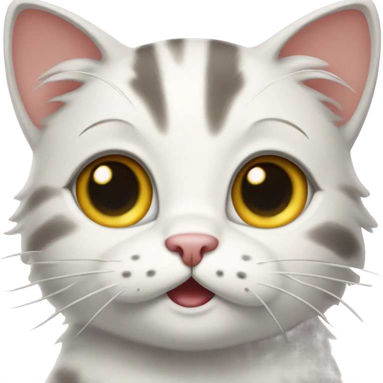 cat super happy crying from glee emoji