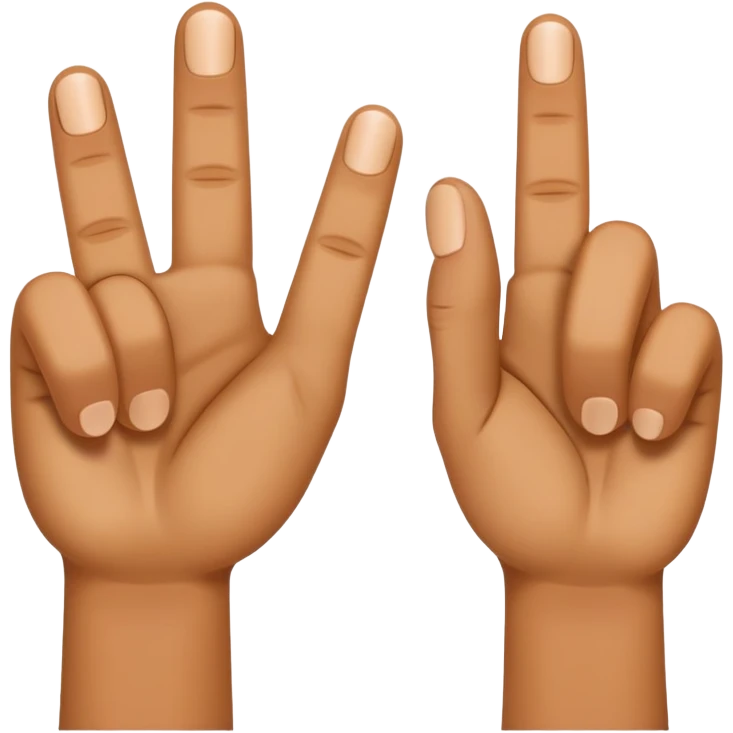 2 fingers inside  emoji