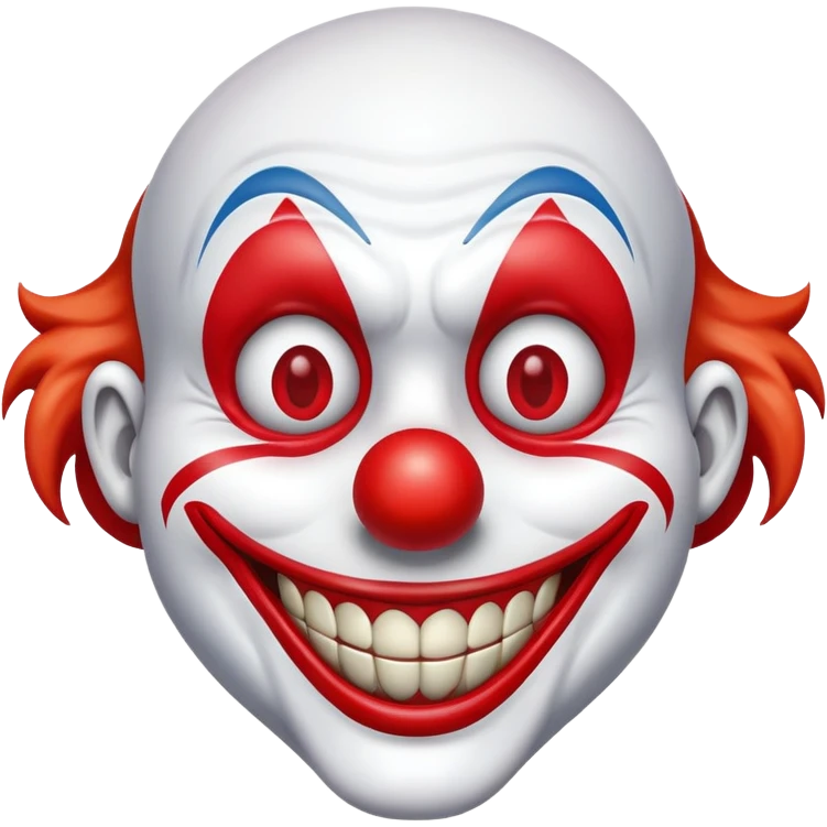 Scary clown  emoji