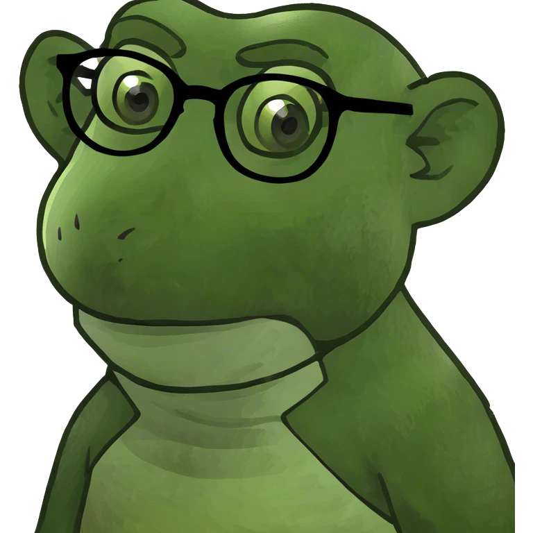 Monkey with glasses emoji