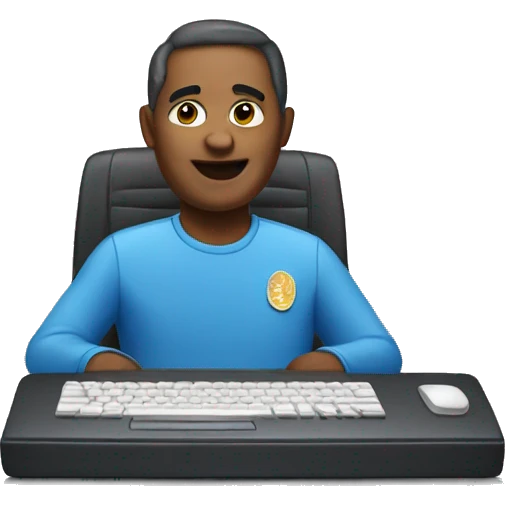 Un ordinateur qui parle  emoji
