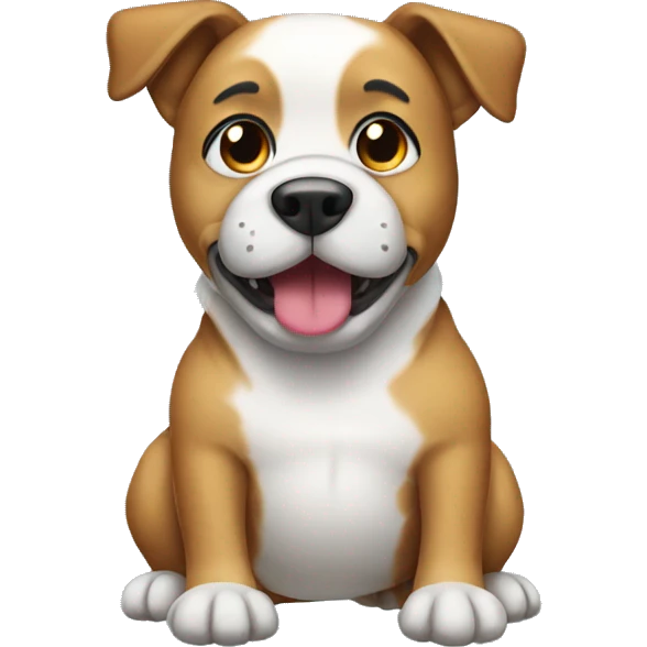 Dog wearing diaper  emoji