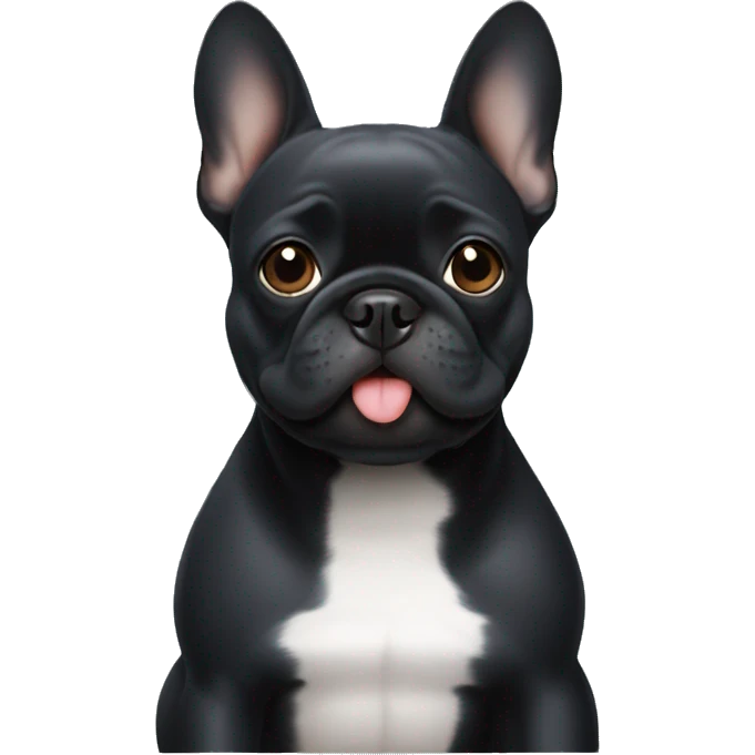 Black Frenchie  emoji