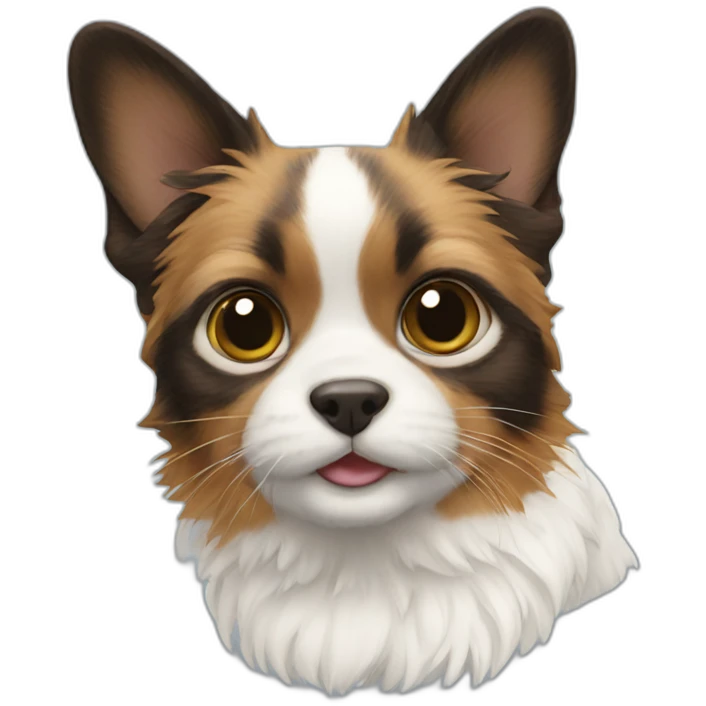 chat papillons emoji
