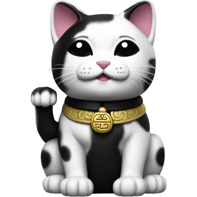 black maneki neko emoji