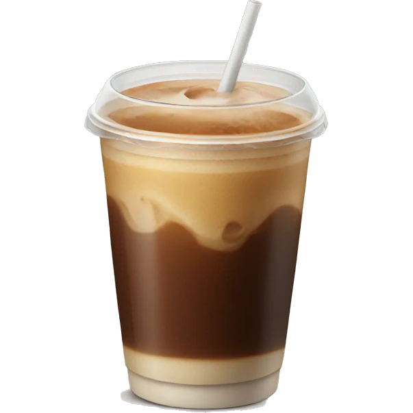 Ice coffee emoji