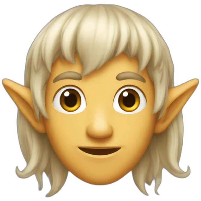 Elfe barbare emoji
