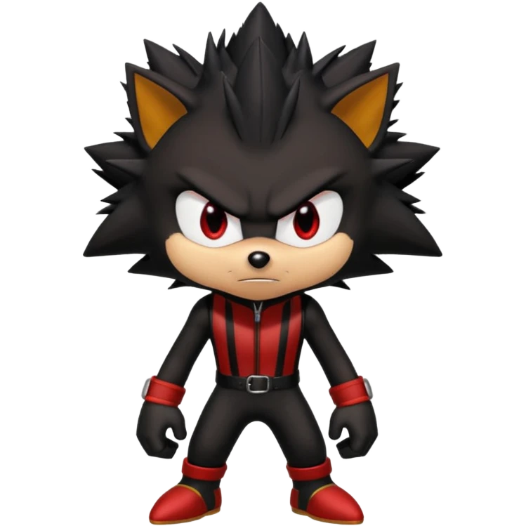 Sonic the hedgehog: Shadow the hedgehog emoji