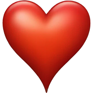 red heart emoji
