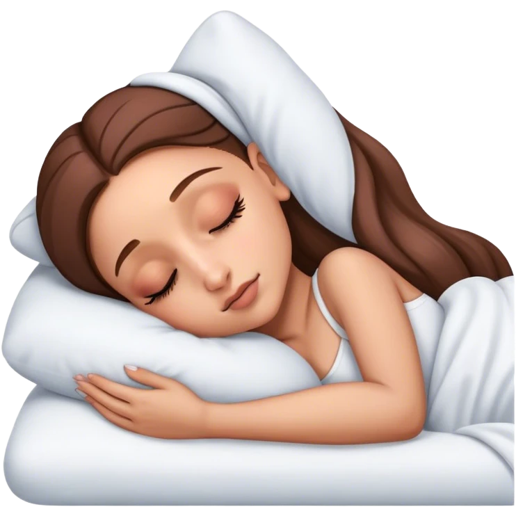 Ariana Grande sleeping emoji