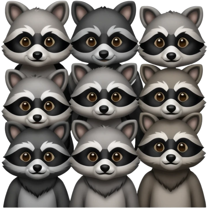 Trash pandas emoji