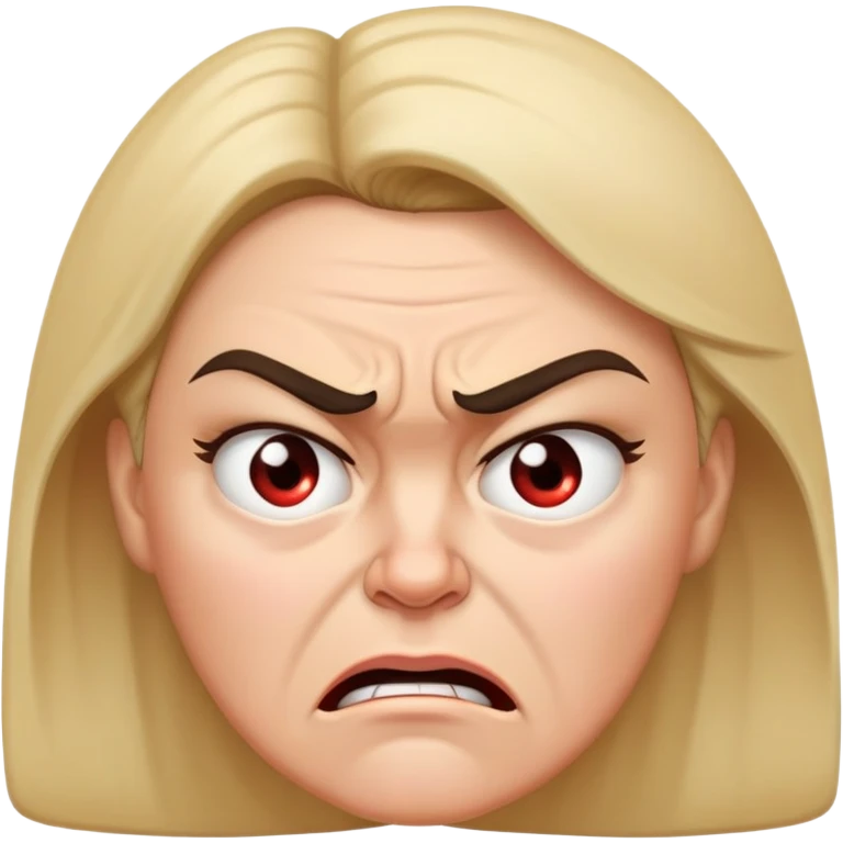 angry mom face emoji
