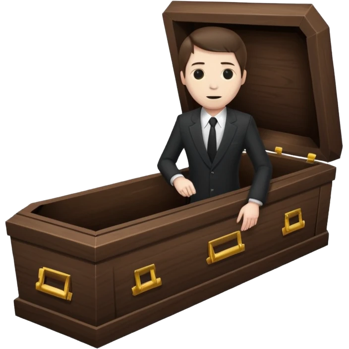 Tossed in coffin emoji