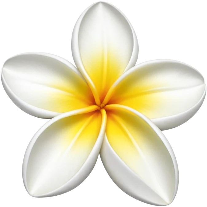 Frangipani flower emoji emoji